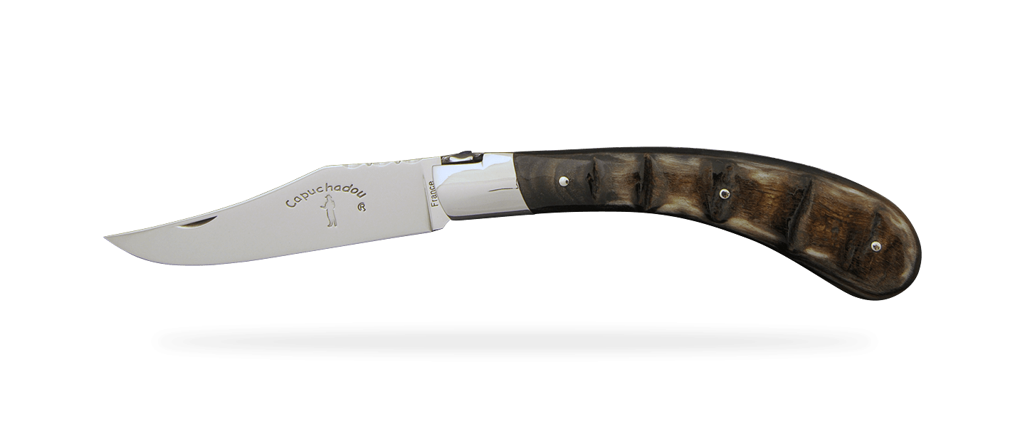 Le "Capuchadou® - Guilloché" 12  cm, Bélier noir