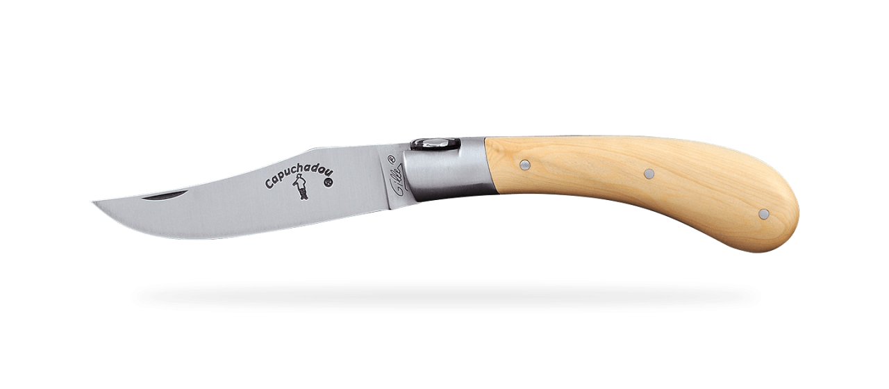 "Le Capuchadou®" 10 cm hand made knife, Boxwood
