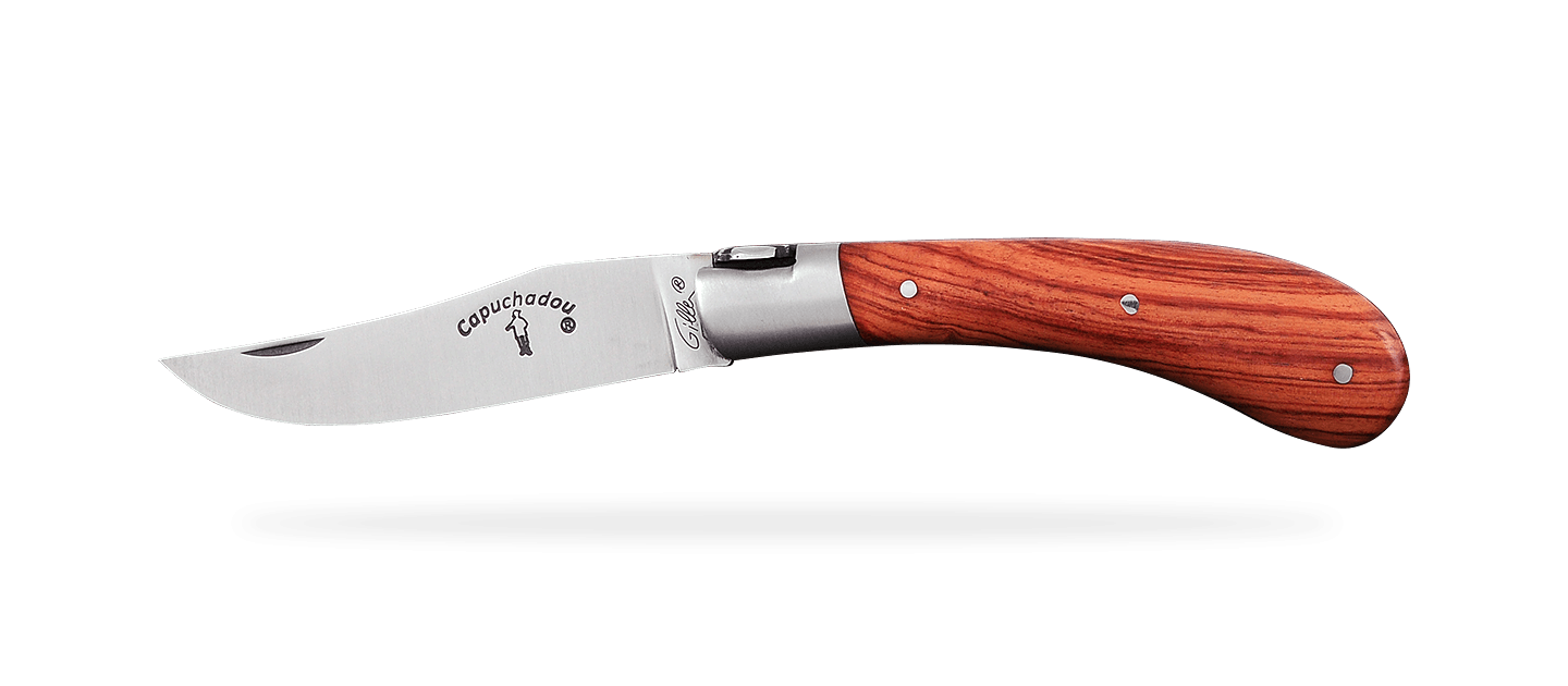 "Le Capuchadou®" 10 cm hand made knife, Rosewood