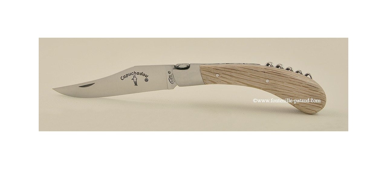 "Le Capuchadou" 12 cm Oak Corkscrew