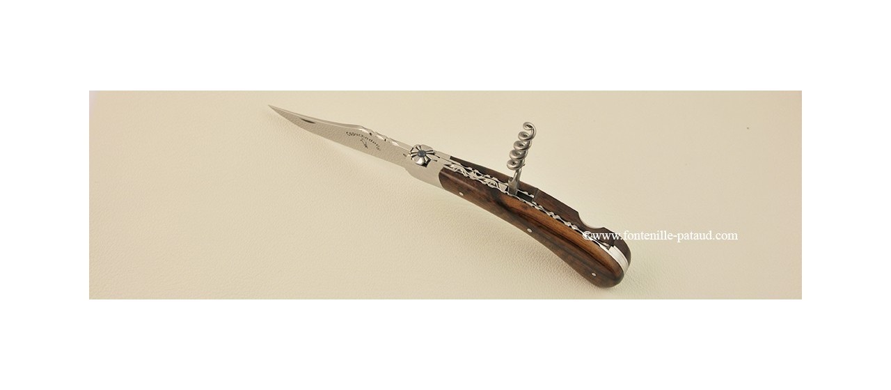 "Le Capuchadou" 12 cm Corkscrew with an Amourette handle
