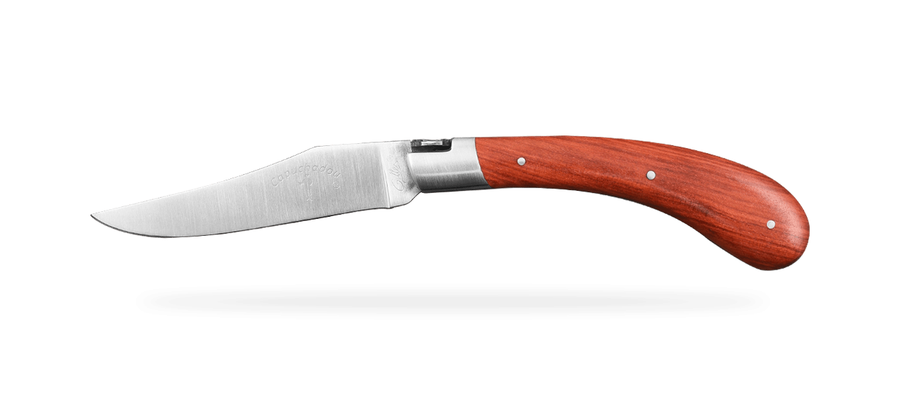 "Le Capuchadou®" 12 cm handmade knife, rosewood