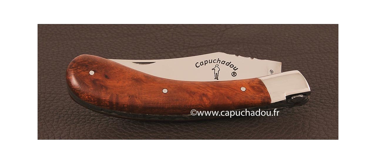 Le "Capuchadou® - Guilloché" 12  cm, Bois de fer