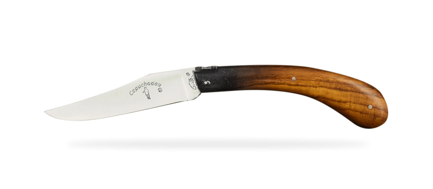 "Le Capuchadou®" 12 cm handmade knife, Full Ironwood