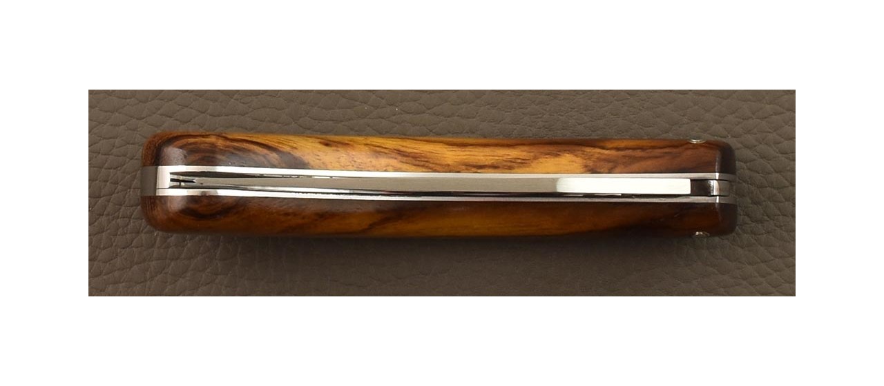 "Le Capuchadou®" 12 cm handmade knife, Full Ironwood